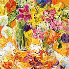 Bobbie Burgers Inspire flowers painting